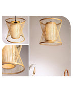 Natural Bamboo Ceiling Lamp for Dining Space and Home
