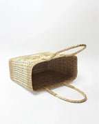 Handwoven Seagrass Basket for Everyday Shopping