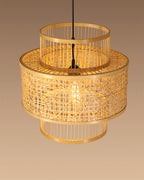 Modern Rattan Pendant Lamp for Dining Space and Home