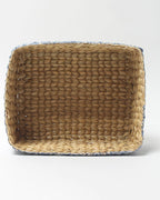Sustainable Seagrass Organizer for Versatile Storage, Shelf, and Decorative Use