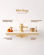 Brass Shivling Idol for Home Temple and Pooja Room