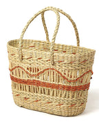 Handmade Seagrass Tote Bag for Storage, Shopping & Market Use