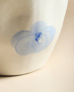 Hand-Painted Ceramic Flower Vase for Accent Tables