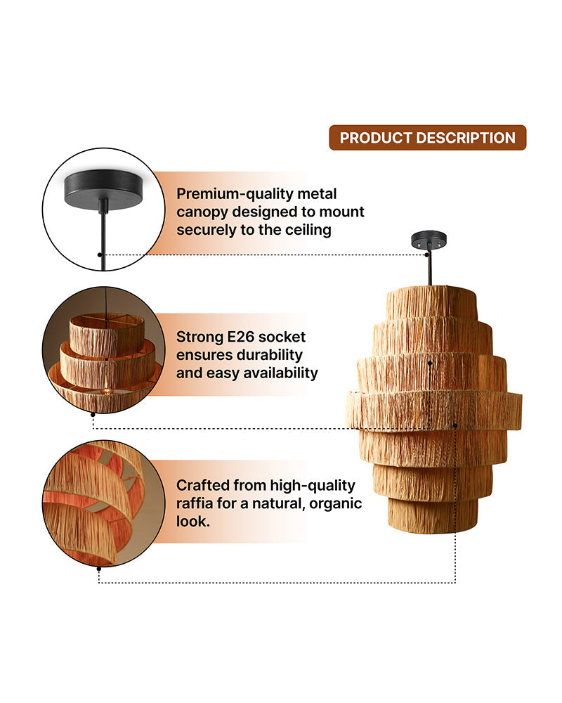 Hanging Lights for Balcony and Outdoor Home Decoration