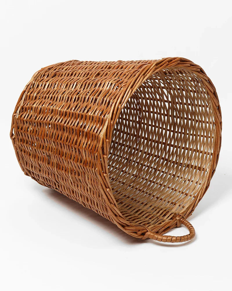 Multipurpose Wicker Basket – Ideal for Plants, Storage, or Use as a Dustbin