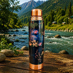 Copper Water Bottle (11.5 Inch) Vedansh Craft