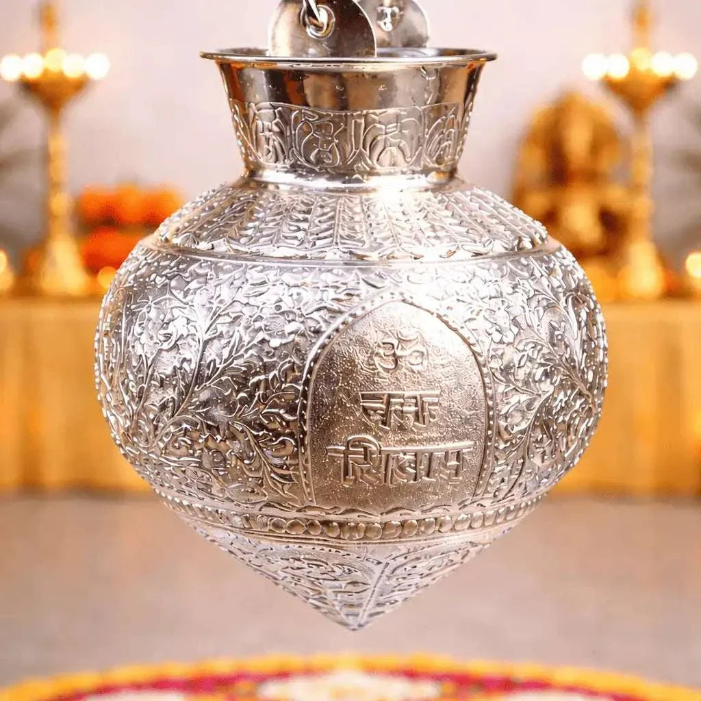 German Silver Hanging Jal Dhara Vedansh Craft