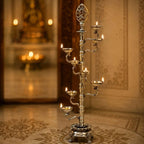 Brass Asthadeep Long Lamp (32 Inch) Vedansh Craft