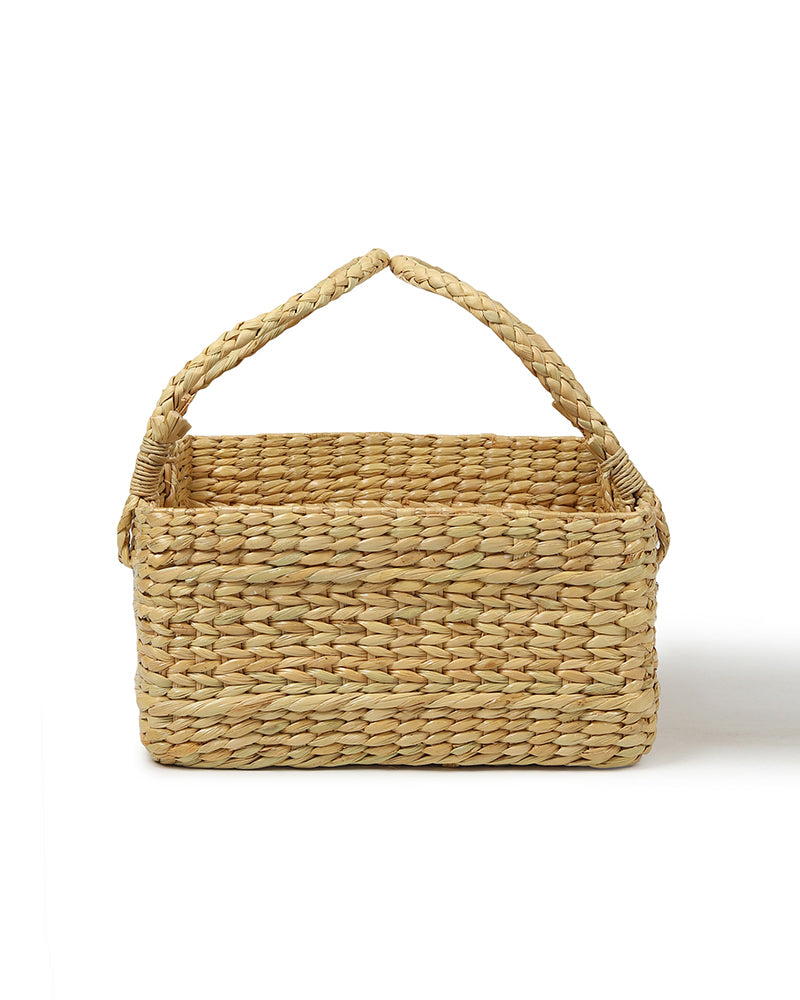 Woven Seagrass Fruit Hamper Basket for Multipurpose Storage and Decorative Use
