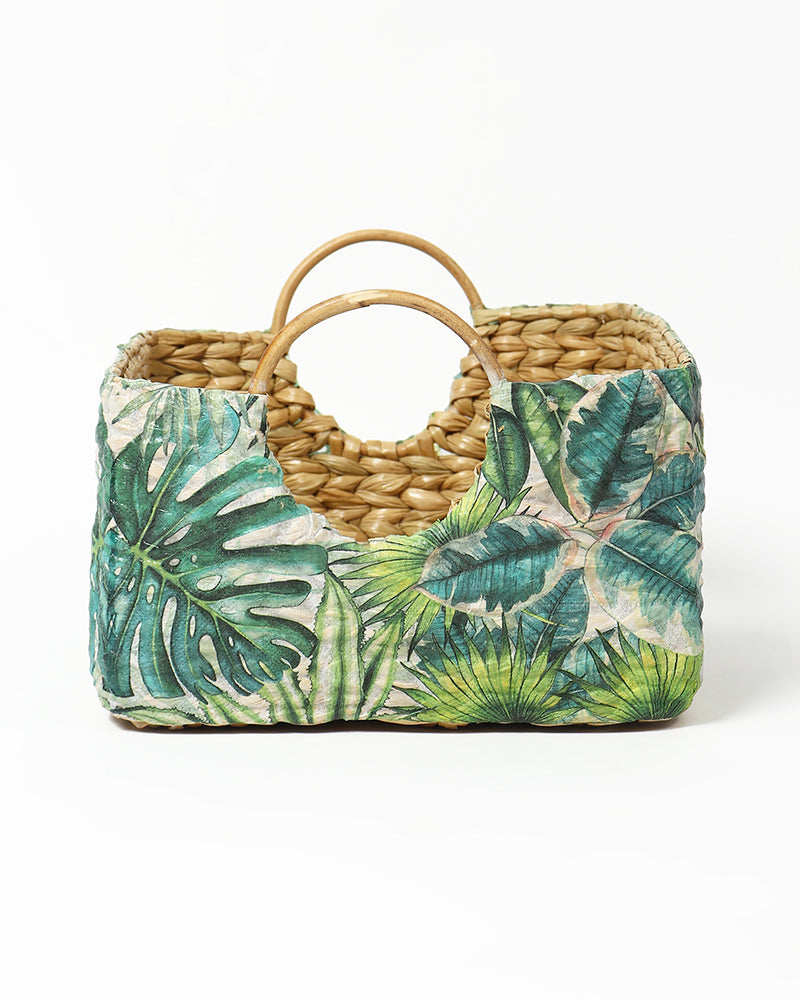 Natural Seagrass Hamper and Organiser Basket for Stylish Home Decor and Clutter-Free Storage
