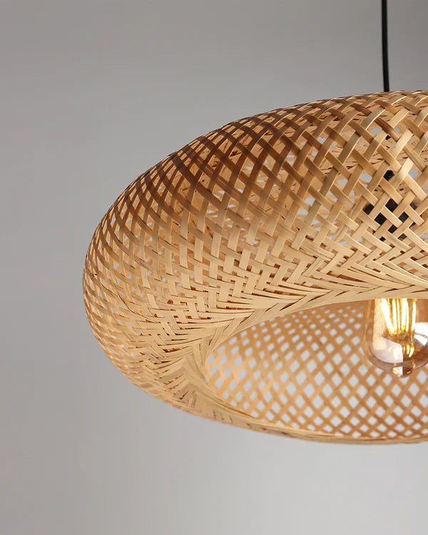 Boho Bamboo Pendant Lamp for Home Decor and Lounge