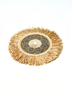 Minimalist Raffia Wall Feature for Calm Interior Aesthetics