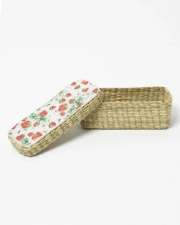Seagrass Storage Box for Jewelry, Accessories & Small Household Items