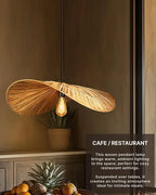 Handmade Raffia Pendant Lamp for Home and Balcony