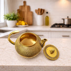 Brass Tea Pot/Kettle With Handle Vedansh Craft