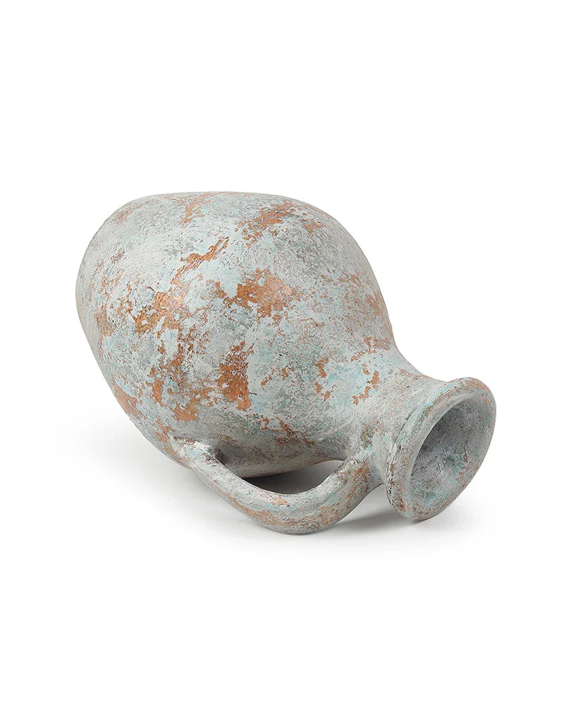Weathered Terracotta Vase for Vintage Room Themes