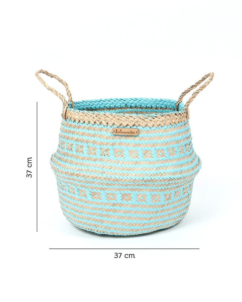 Eco-Friendly Belly Basket for Home Plants & Essentials