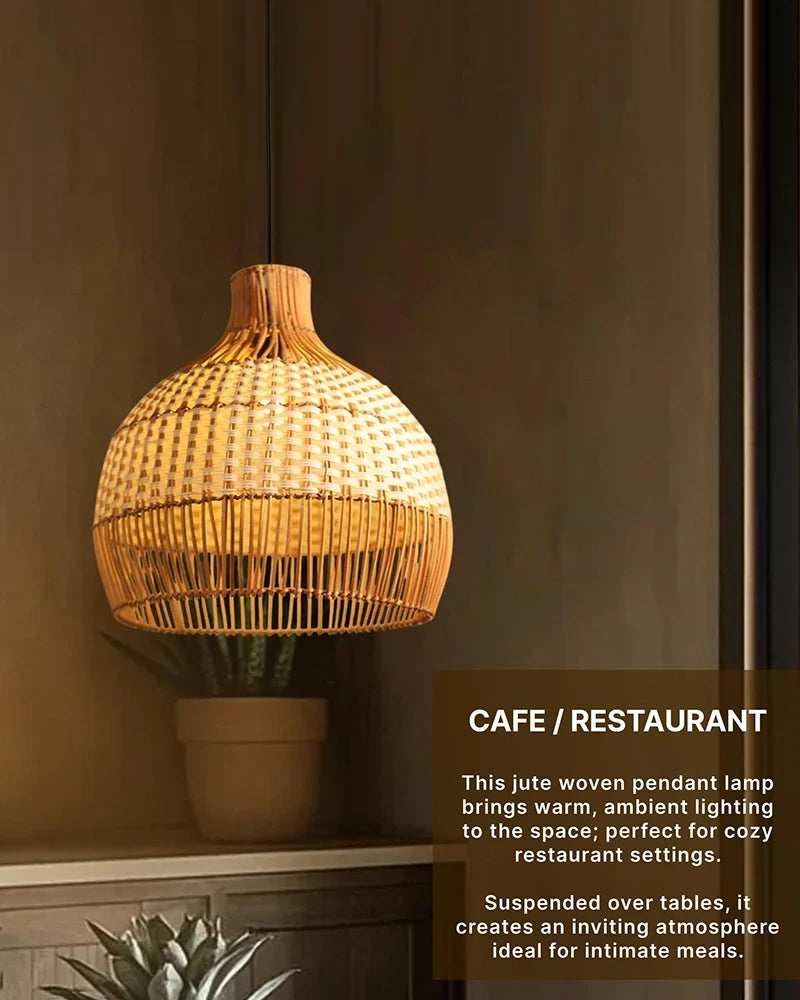 Rattan Hanging Lamps For Living Room and Home Decoration