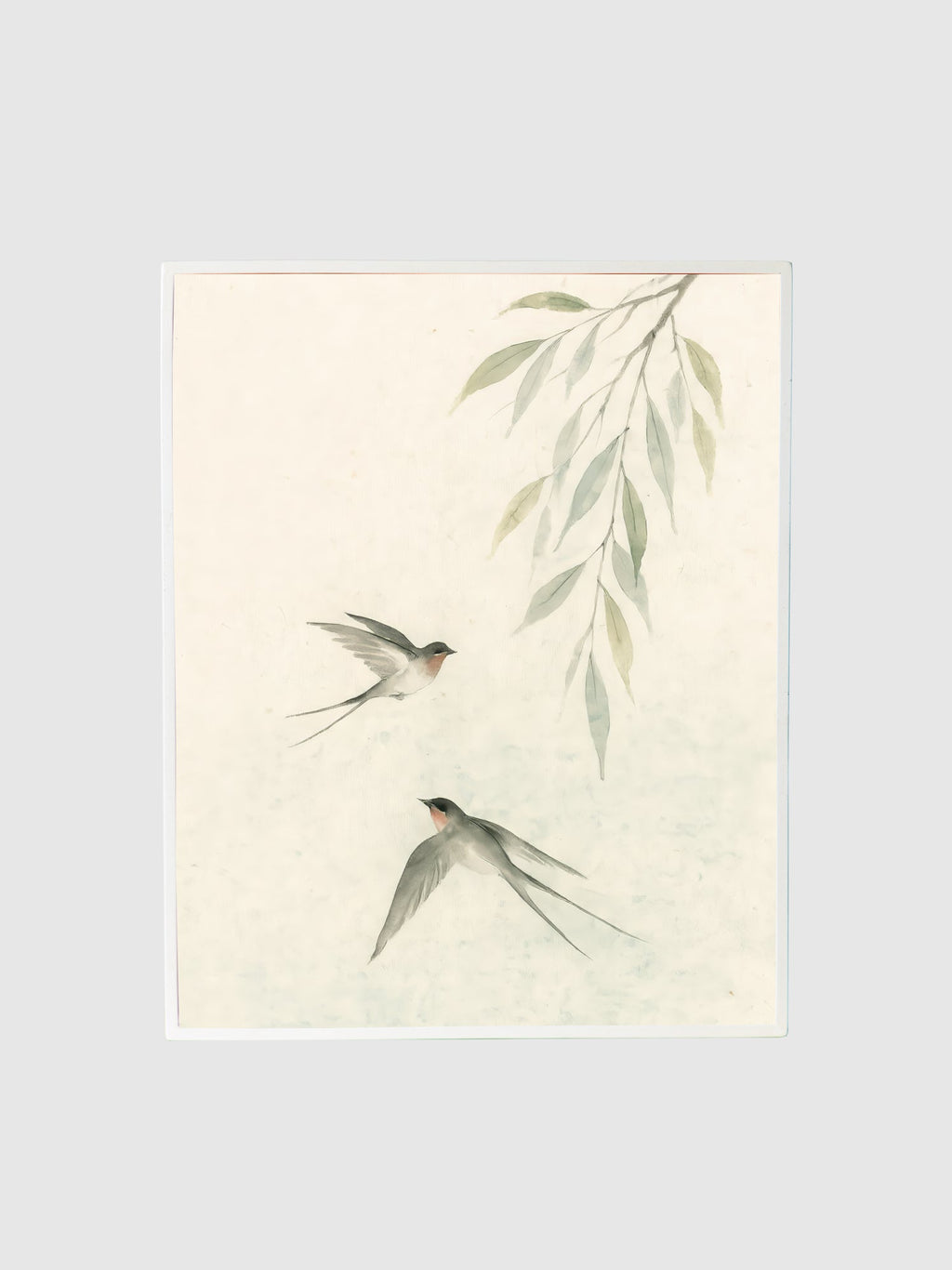 Songs of the Willow | Printed Canvas Wall Art Contrast Living