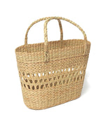 Handcrafted Seagrass Market Basket - Jali Shopping Bag