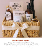 Water Hyacinth Versatile Organizing Storage Baskets for Kitchen, Shelf, and Home Use