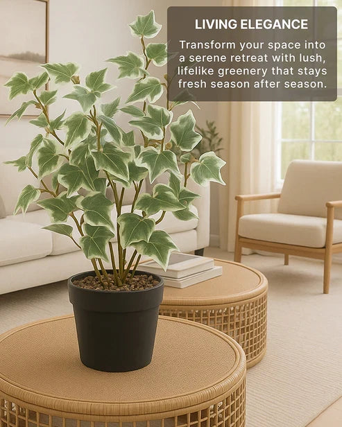 Elegant Artificial Plant with Pot for Bedroom Decor and Home Decoration Items