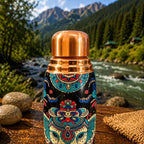 Copper Water Bottle (11.5 Inch) Vedansh Craft
