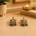 Brass Lightweight Tortoise Vastu/Feng Shui Pair (0.5 Inch) Vedansh Craft