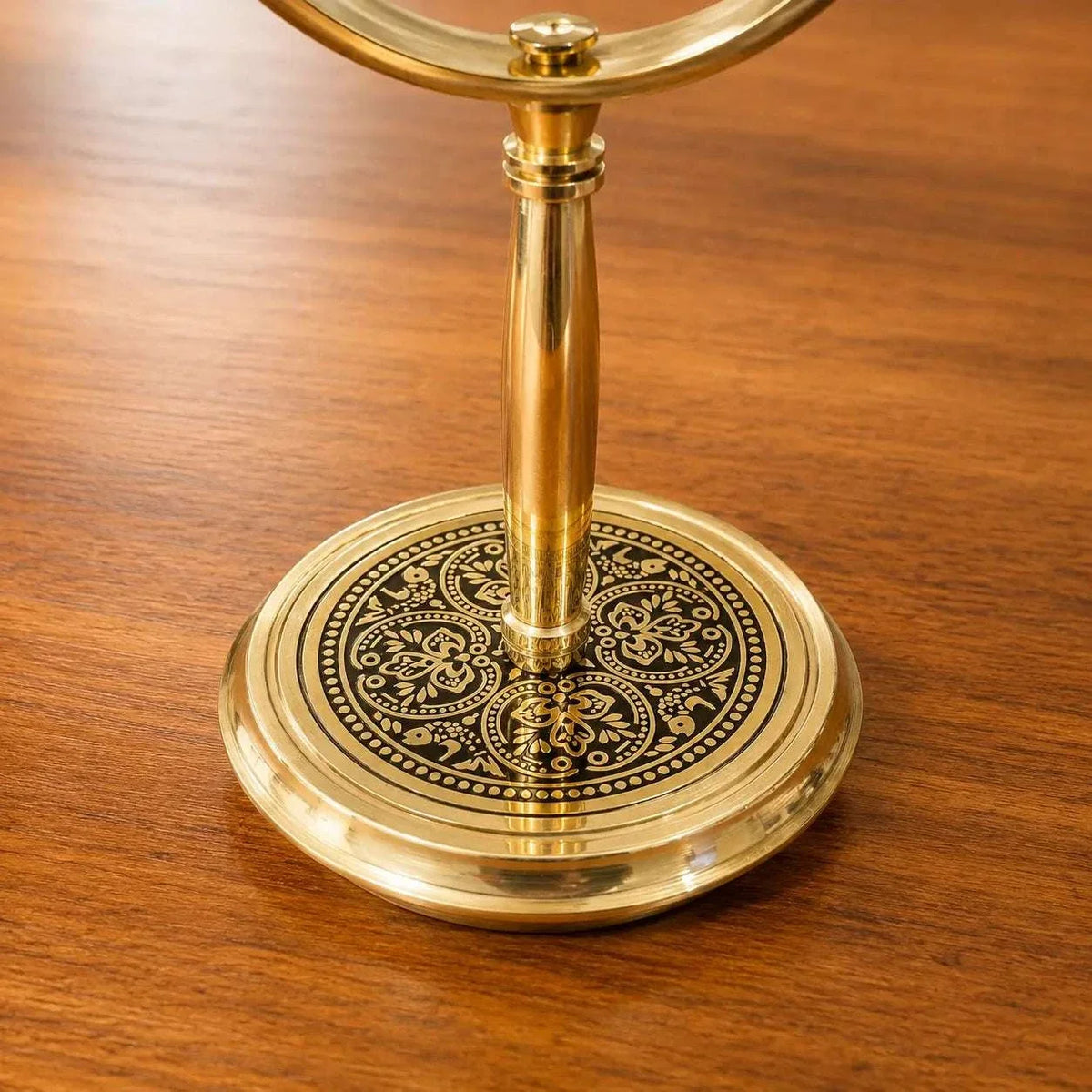 Brass Table Clock (5.5 Inch) Vedansh Craft