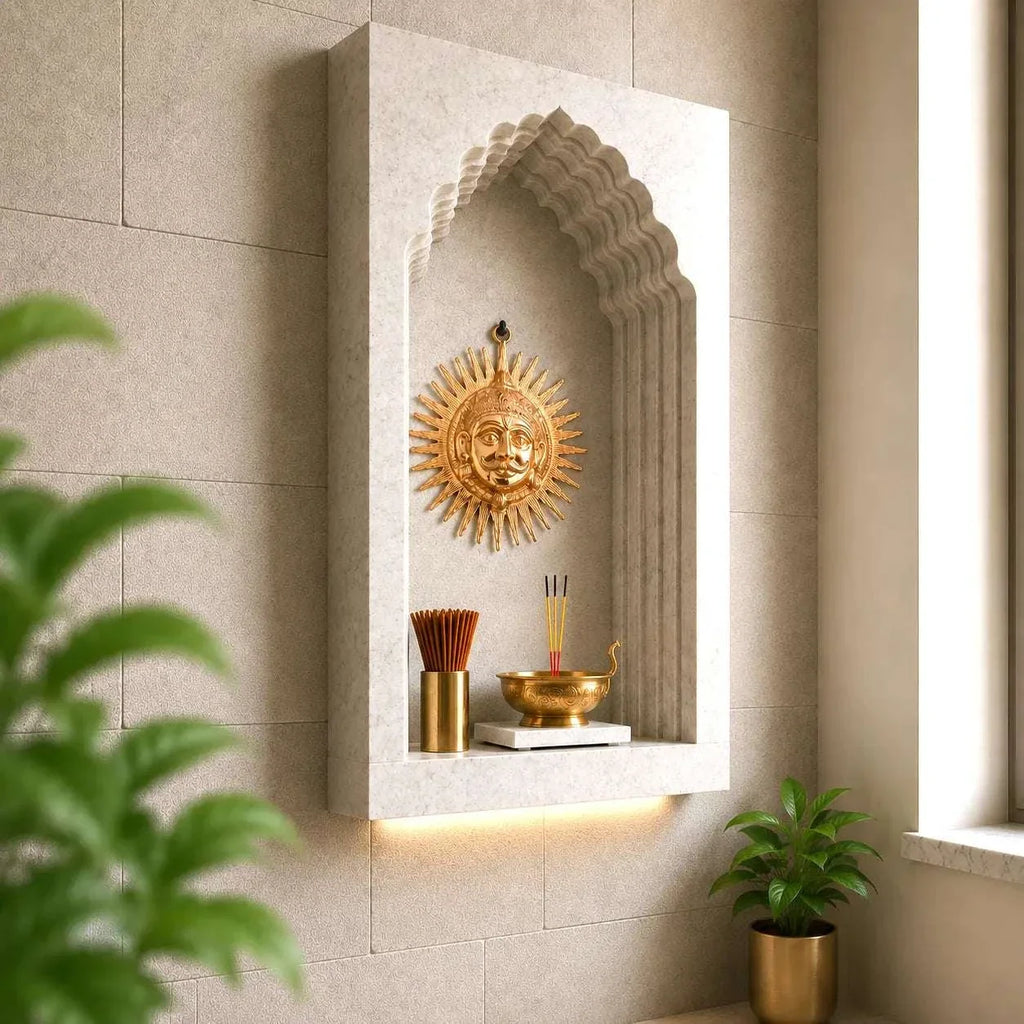 Copper Sun Face Wall Hanging Vedansh Craft