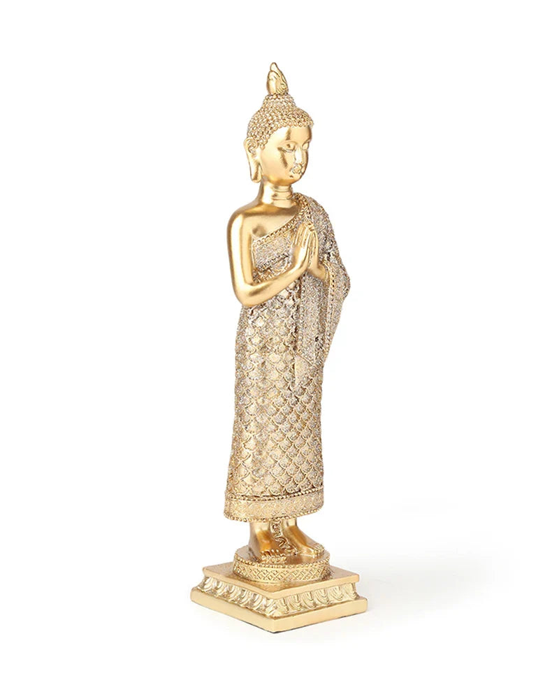 Polypropylene Buddha Idol for Home Decor, Living Room, and Office Desk