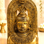 Brass Shiva Head Idol With Kirtimukha (8.5 Inch) Vedansh Craft