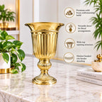 Brass Bucket Planter Pot With Stand Vedansh Craft