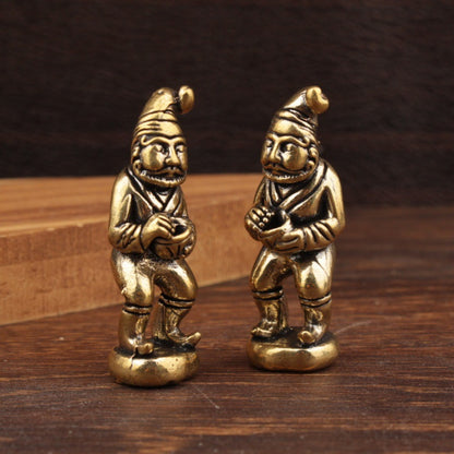 Santa Claus Statue, Brass Creative Craft Decoration
