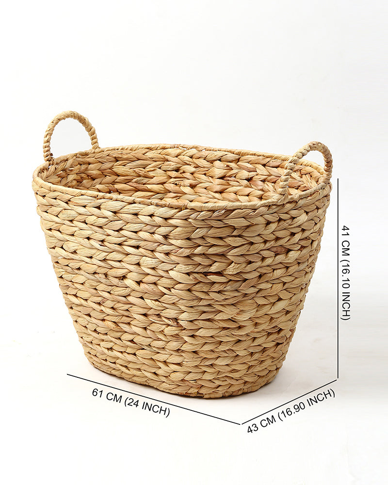 Seagrass Multi-Purpose Toy Basket for Kids’ Storage and Home Use