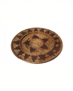 Boho Style Rattan Wall Plate for Gallery Arrangement