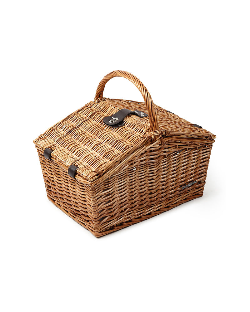Multi-Purpose Wicker Picnic Basket for Food, Picnic, and Leisure Use