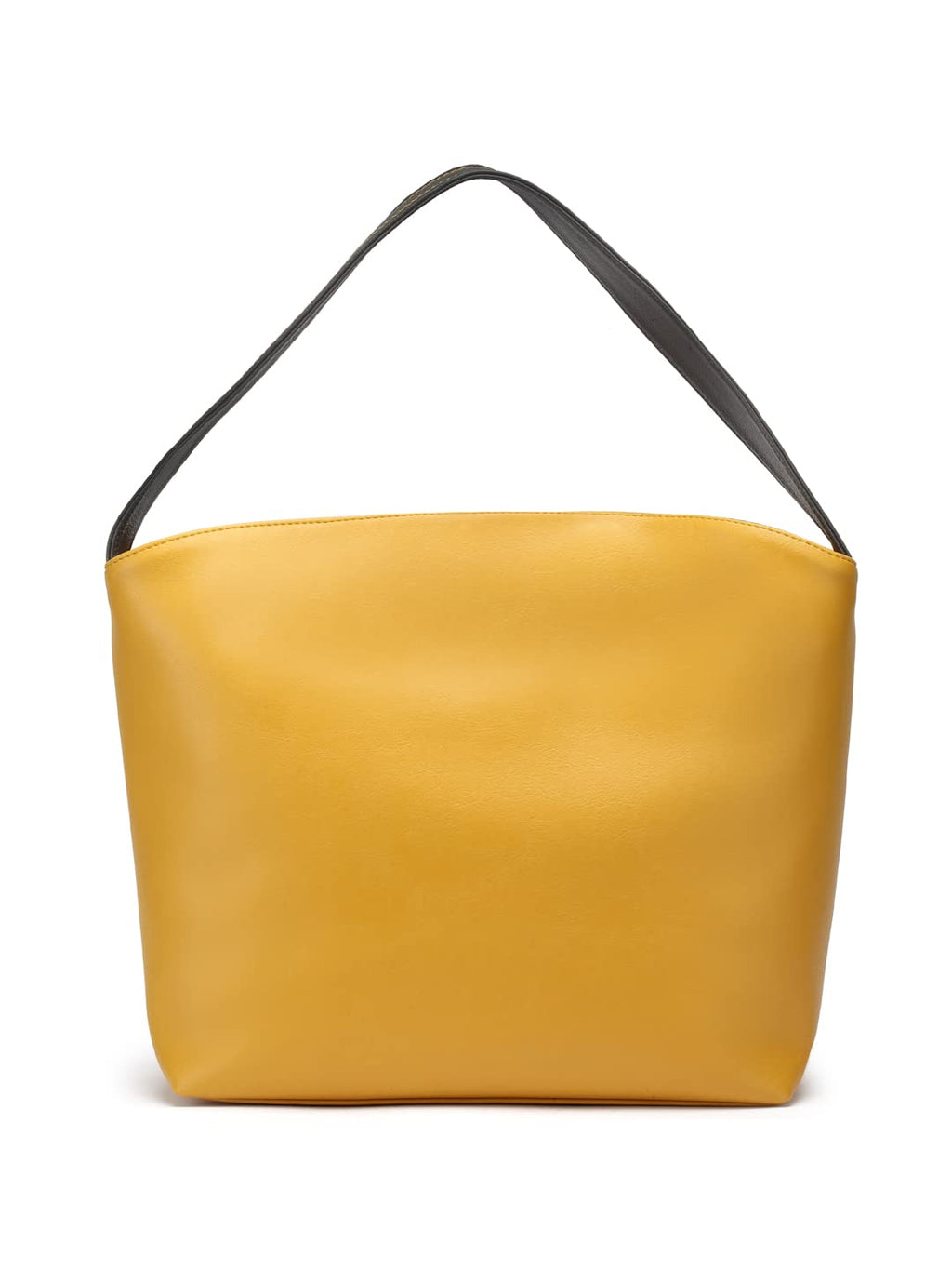 Aquatan Women's Mustard Solid Tote Bag – Trendy and Durable Everyday Handbag for Office, College & Casual Use
