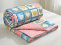 NAYU Cotton Dohar for Single Bed (60x90 Inch) | 150 GSM AC Comforter & Cooling Quilt | Classic Printed Lightweight Reversible Summer Blanket (Multi) Kafalo