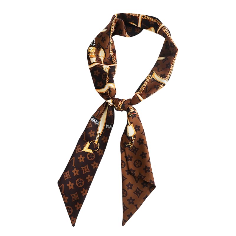 CorssKulture Lightweight Satin Ribbon Scarf for Women's 150 x 15 cm | Silky Soft Scarf Perfect for Gifting (Colour10)