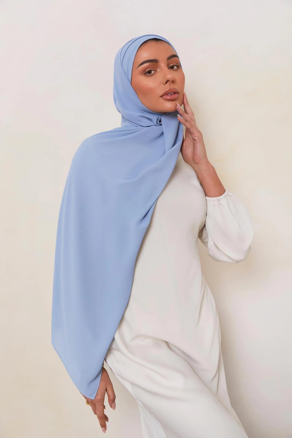 URSHIA DIAMOND GEORGETTE HIJAB PACK OF 10 (PACK OF 10-B)