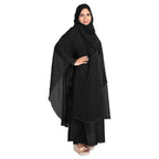 Hawai Women's Ready to Wear Lycra Burqa With Hijab, Dupatta and Face Cover_WB00408