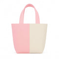 Lify Canvas Mini Tote Bag for Women | Small Handbag Purse with Zipper & Inner Pocket | Lightweight Cotton Canvas Craft Bag for Daily Use, Travel, Shopping & Gifting (1 Piece) (Baby Pink)