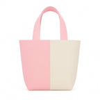 Lify Canvas Mini Tote Bag for Women | Small Handbag Purse with Zipper & Inner Pocket | Lightweight Cotton Canvas Craft Bag for Daily Use, Travel, Shopping & Gifting (1 Piece) (Baby Pink)