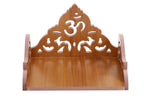 kriyanta Small Wooden Temple for Home & Office, Light Weight Puja Mandir, Perfect for Smaller Spaces. (Hindolo 25)
