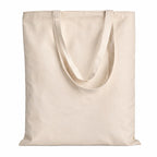 Reusable Cotton Canvas Tote Bag for Women & Men | Eco Friendly Grocery Shopping Bag | Durable Cloth Carry Bag with Long Handles | Multipurpose Shoulder Tote for Office Travel Beach Daily Use | Natural