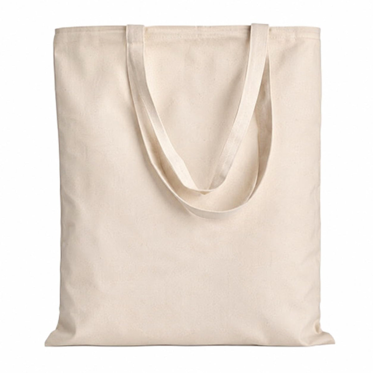Reusable Cotton Canvas Tote Bag for Women & Men | Eco Friendly Grocery Shopping Bag | Durable Cloth Carry Bag with Long Handles | Multipurpose Shoulder Tote for Office Travel Beach Daily Use | Natural