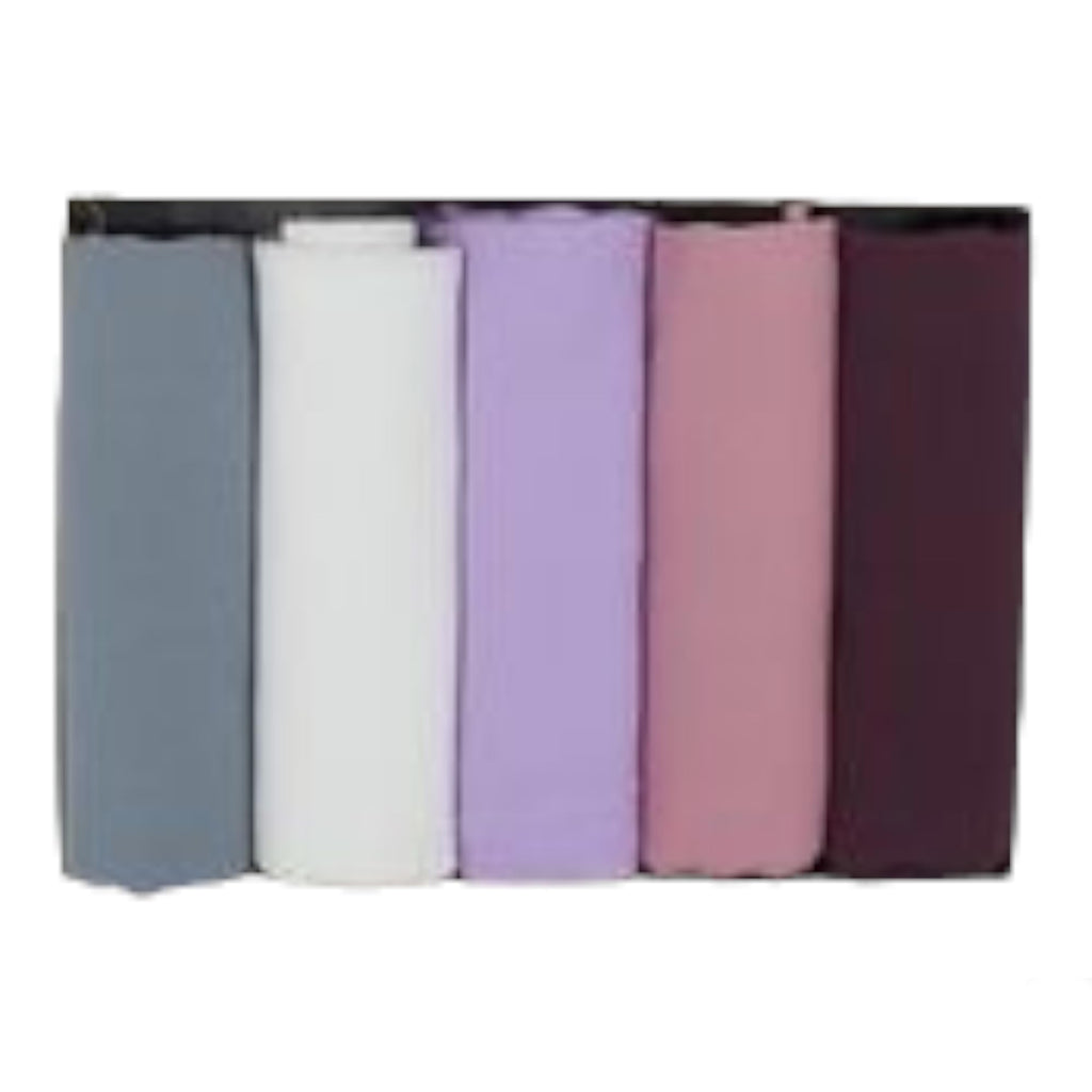 URSHIA GEORGETTE DIAMOND HIJAB PACK OF 5
