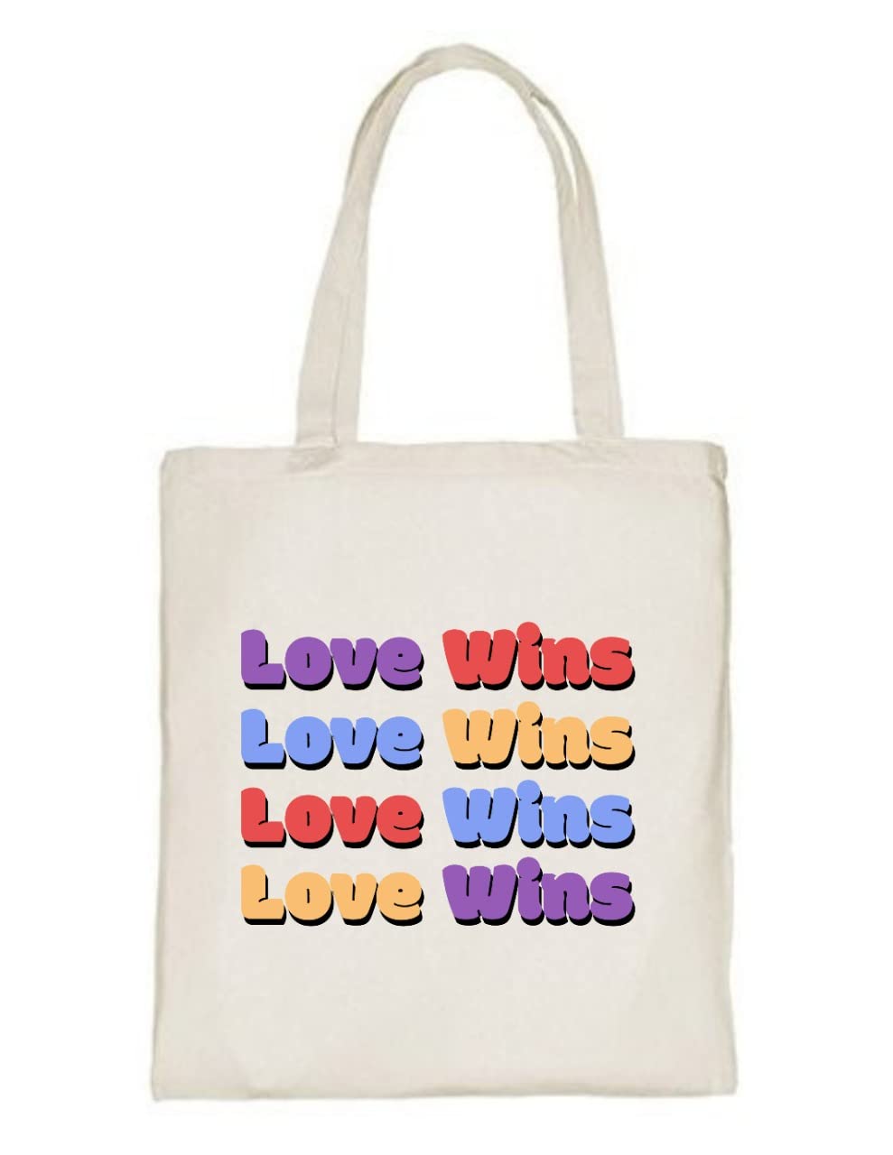 Delhi Printing Co. Love wins tote bag|Strong Cotton Bag for Shopping