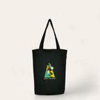 DANIOO Canvas Tote Bag for Women, Multipurpose Handbags for women with Zipper and Pocket for Travel, Shopping and College Tote Bag (Black) (Yellow Green)